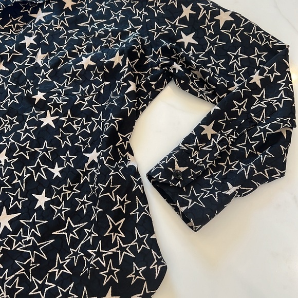 Saint Laurent black and beige button up - Picture 4 of 10